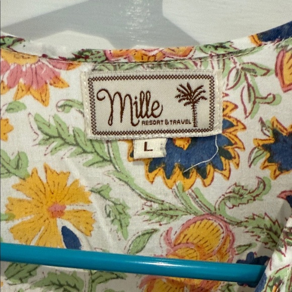 Mille Thalia Top in Wildflower ☀️Resort & Travel☀️Tassel Tie L - Picture 5 of 10